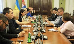 28 July 2016 The members of the European Integration Committee in meeting with the Ukrainian Vice Prime Minister for European and Euro-Atlantic Integration